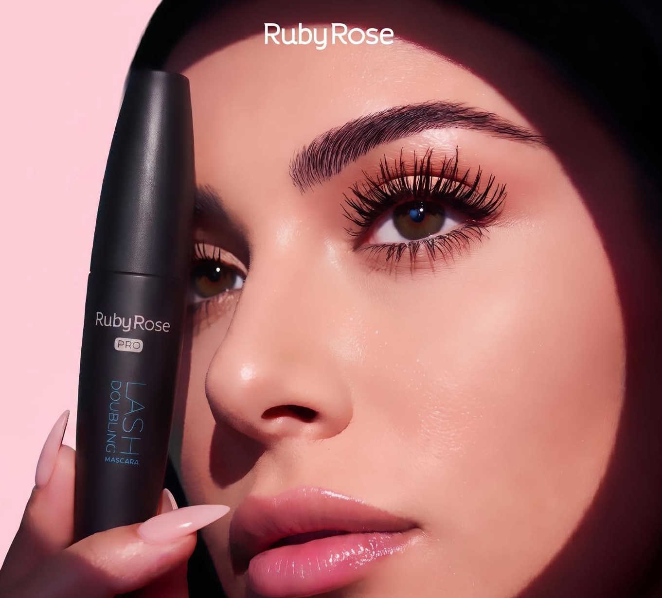 Waterproof double-volume mascara model